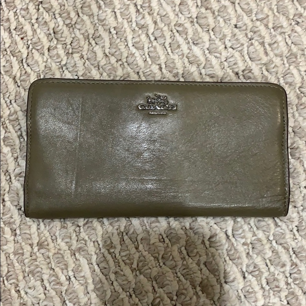 Coach leather wallet